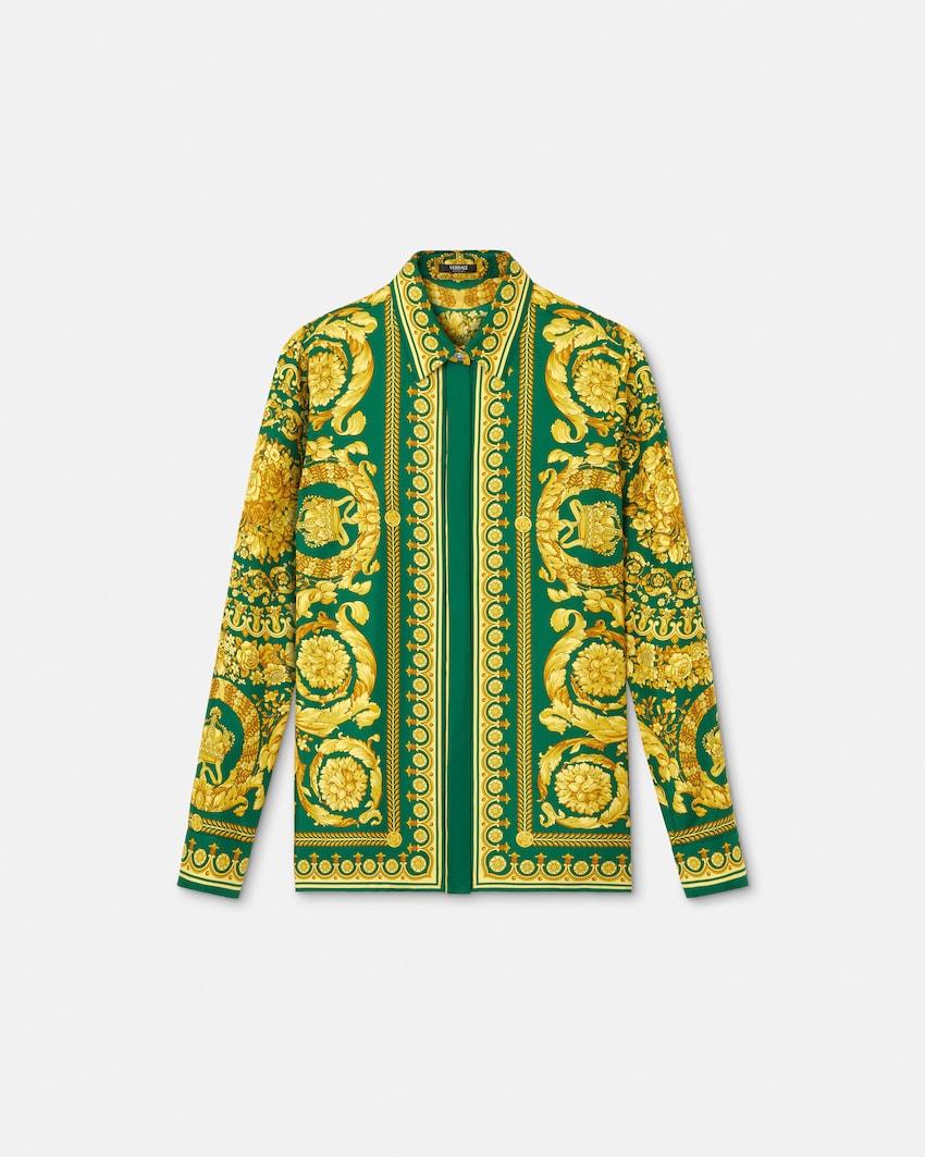 printed silk shirt by VERSACE