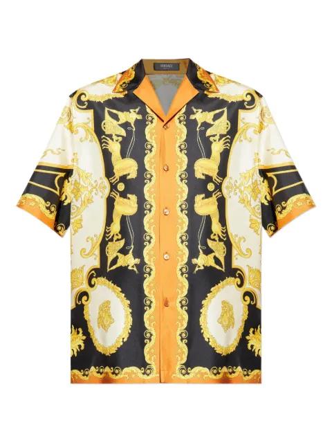 printed silk shirt by VERSACE