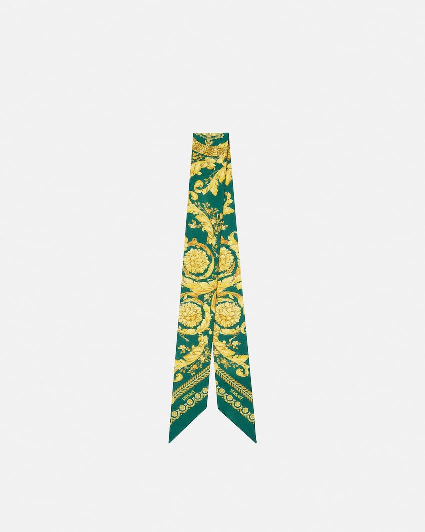 printed silk twill ribbon by VERSACE