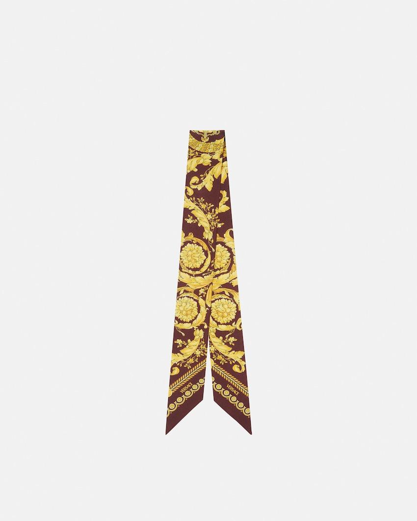 printed silk twill ribbon by VERSACE