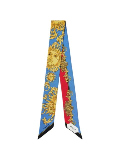 printed silk twill ribbon by VERSACE