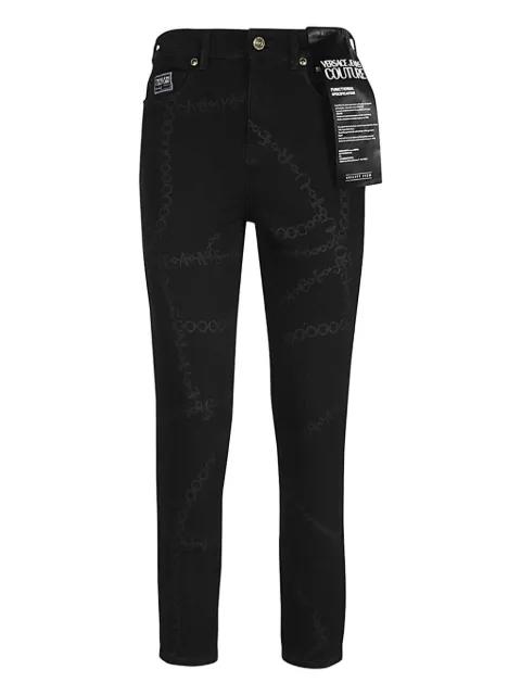 printed skinny jeans by VERSACE