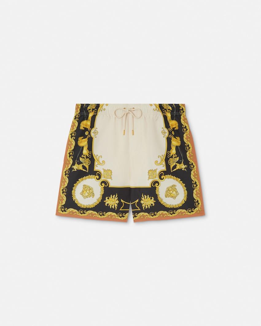 printed swim boardshorts by VERSACE
