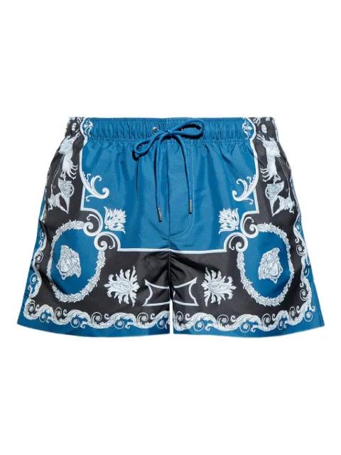printed swim shorts by VERSACE