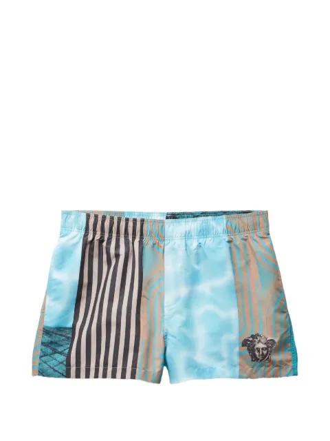 printed swim shorts by VERSACE