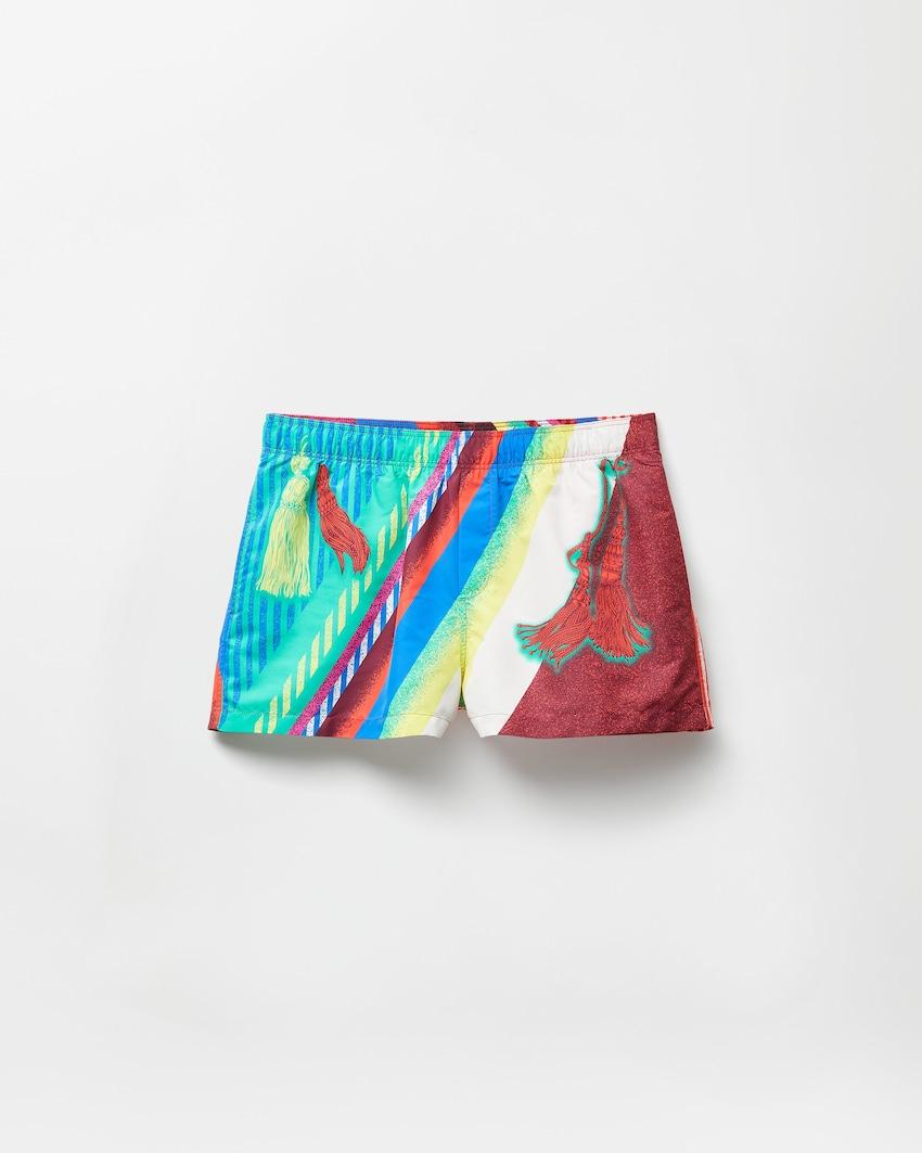 printed swim shorts by VERSACE
