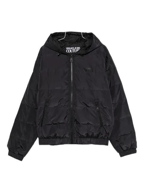 quilted hoodied jacket by VERSACE