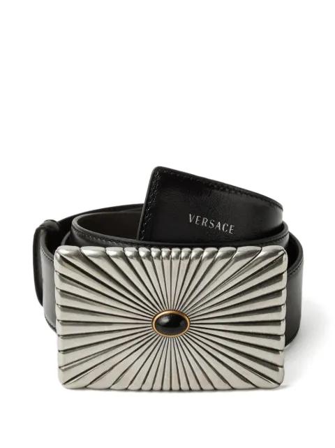 rectangular-buckle belt by VERSACE