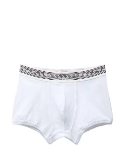 ribbed cotton-jersey trunks by VERSACE