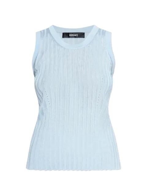 ribbed-knit tank top by VERSACE