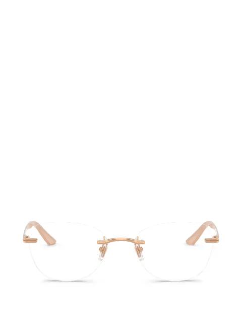 rimless glasses by VERSACE