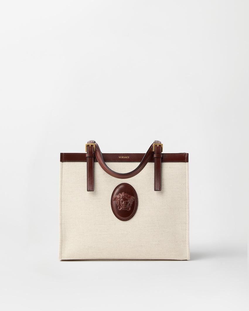riviere canvas tote by VERSACE