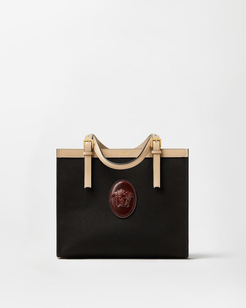 riviere canvas tote by VERSACE