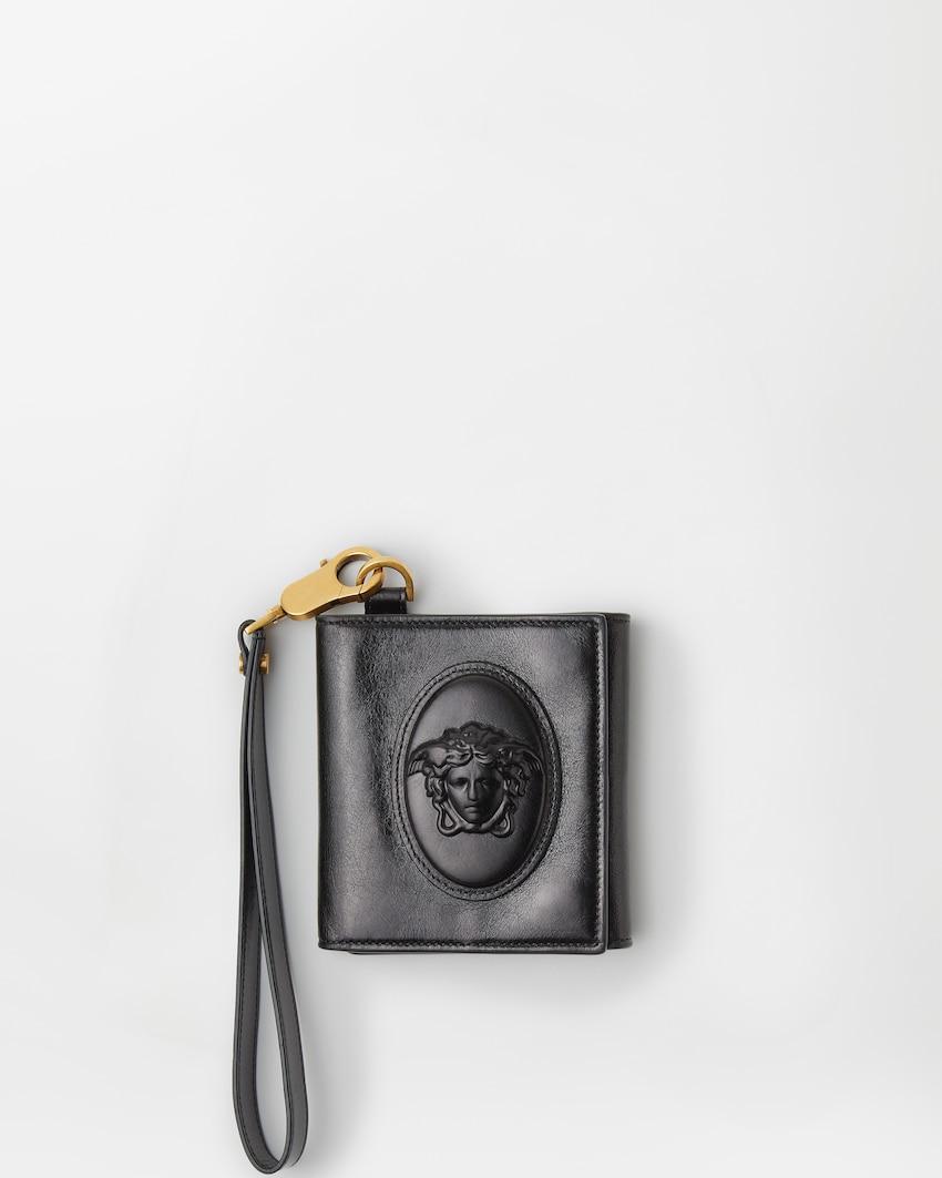 roomy leather wallet by VERSACE