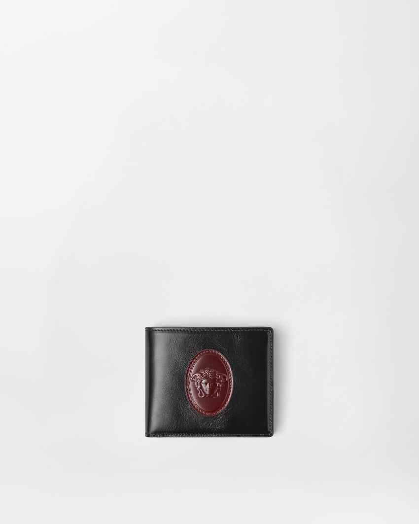 roomy leather wallet by VERSACE