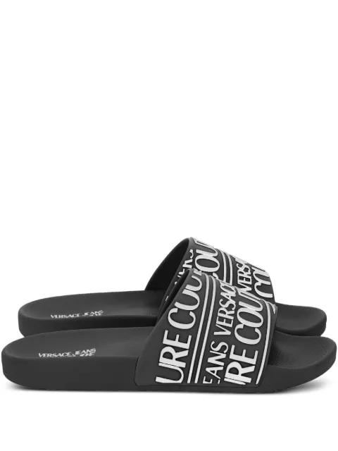 rubberised-logo slides by VERSACE