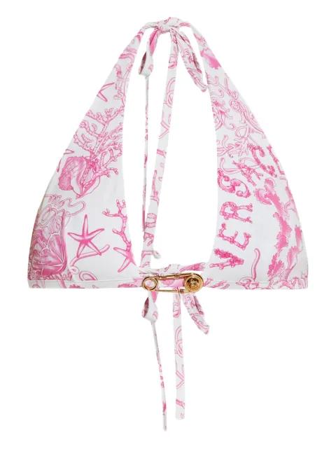 safety-pin halter bikini by VERSACE