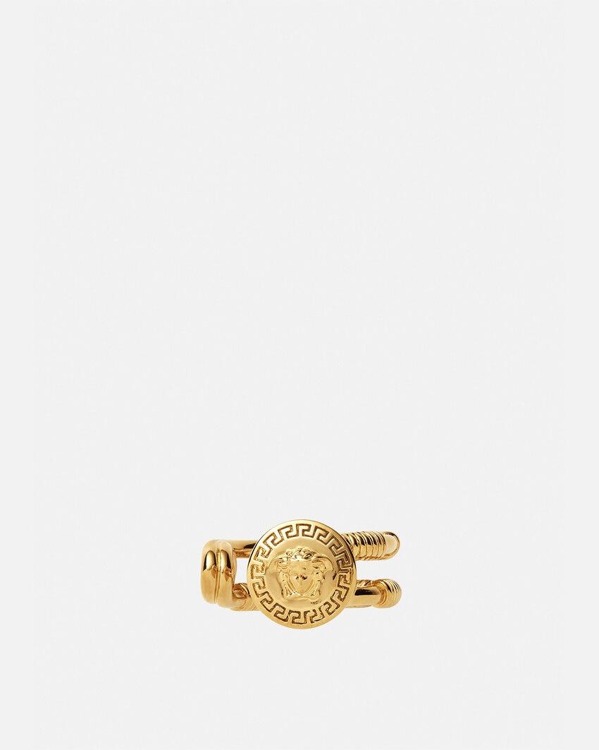 safety pin ring by VERSACE