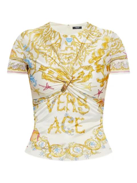 safety-pin twisted top by VERSACE