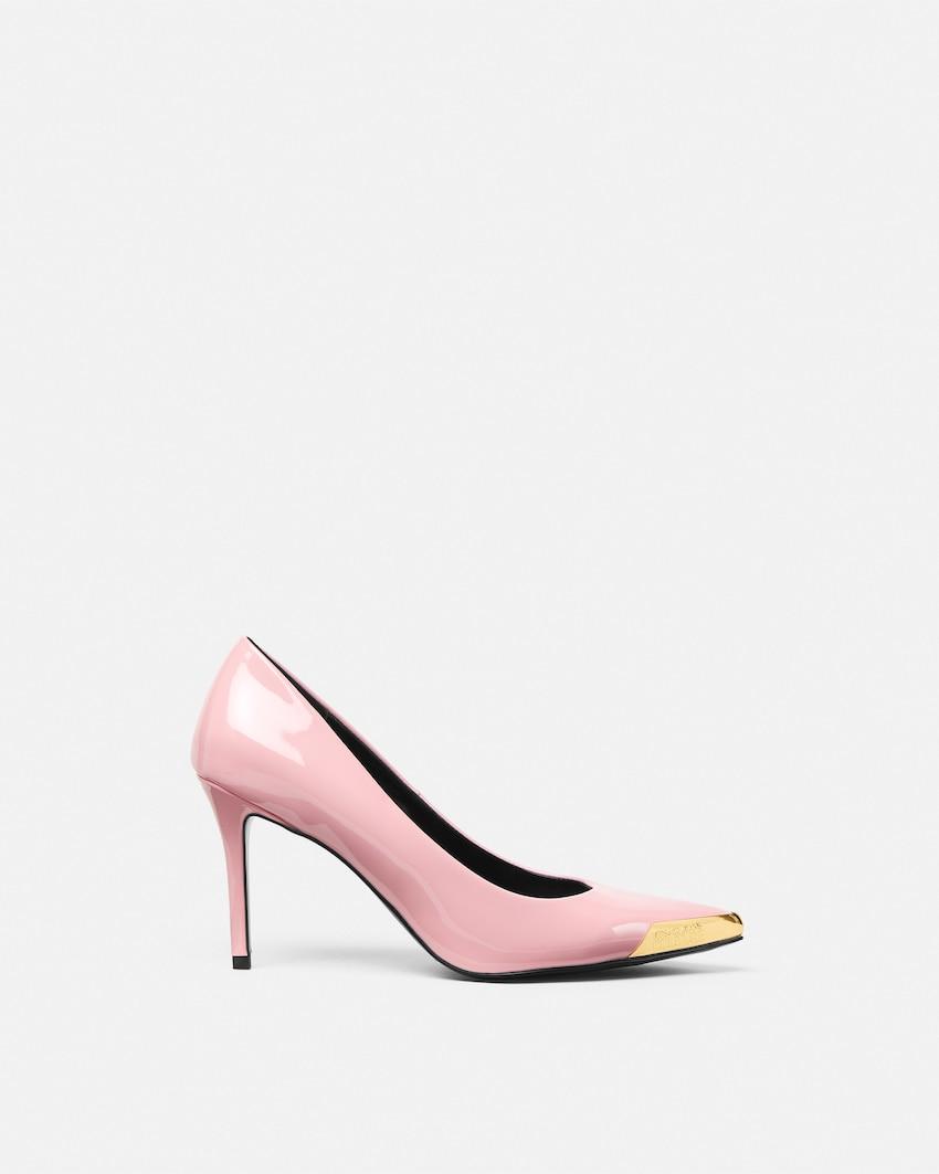 scarlett patent pumps by VERSACE