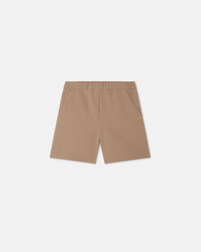 seersucker kids shorts by VERSACE