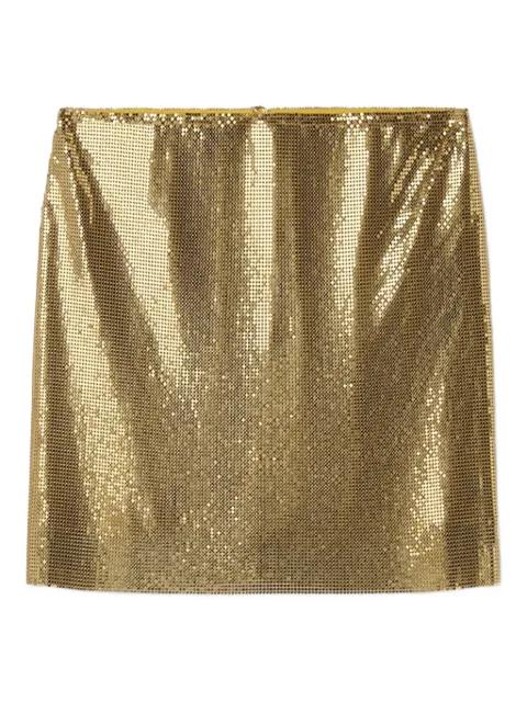 sequined mini skirt by VERSACE