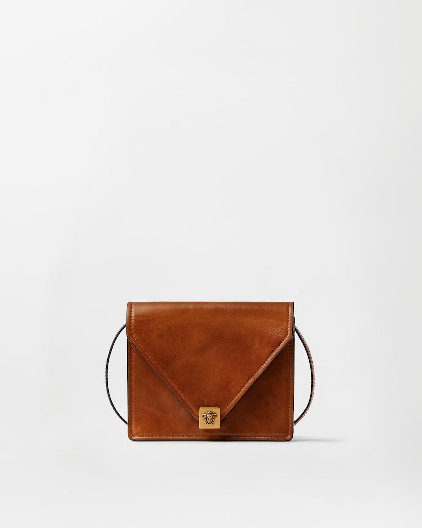 severine leather mini bag by VERSACE