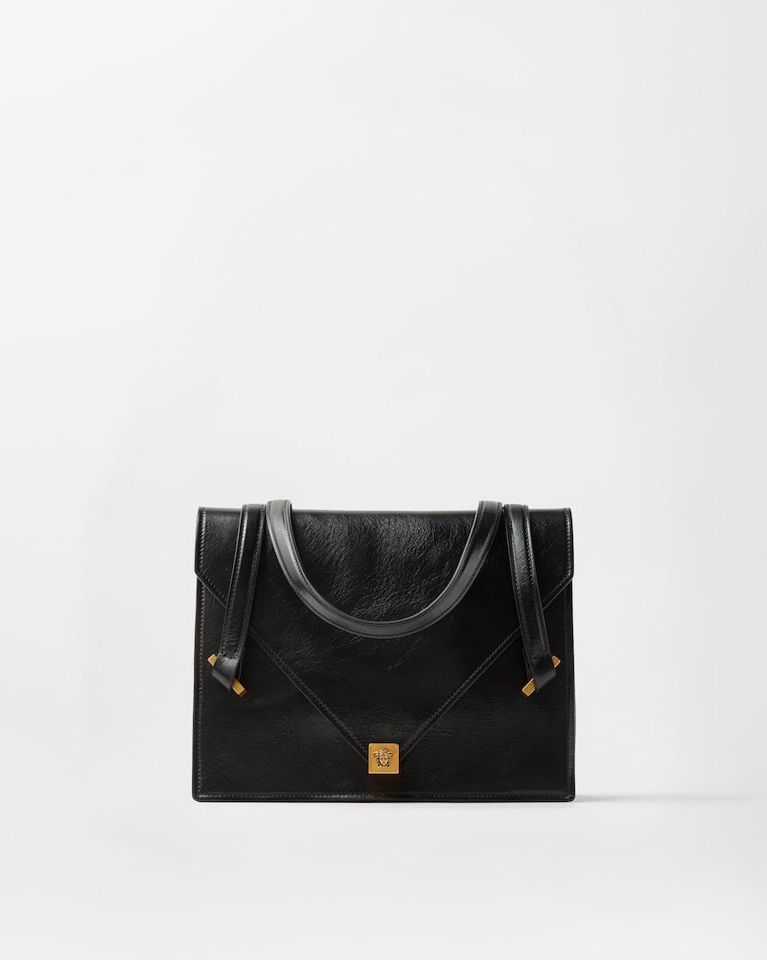 severine leather shoulder bag by VERSACE