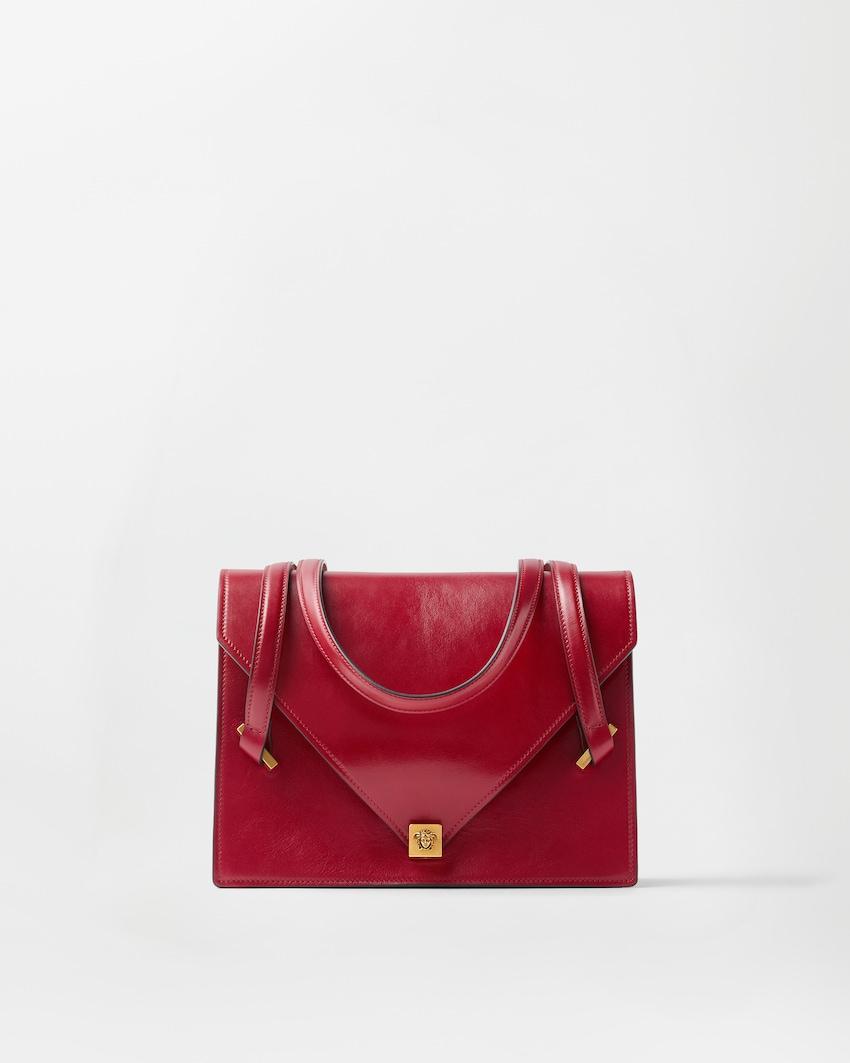 severine leather shoulder bag by VERSACE