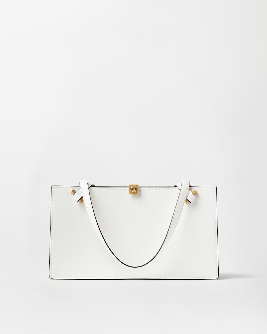 severine leather tote by VERSACE