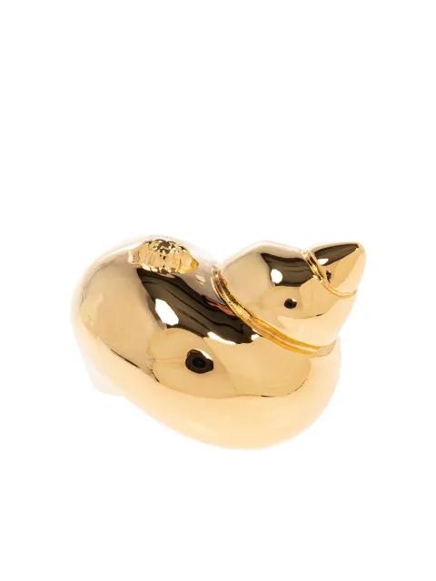 shell-motif ring by VERSACE