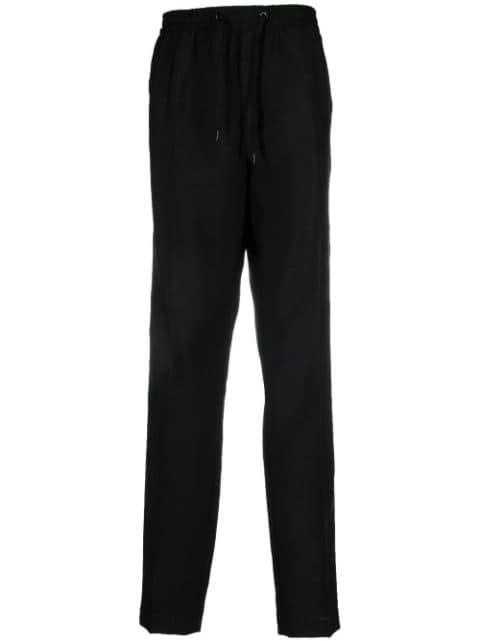 side-stripe straight-leg trousers by VERSACE