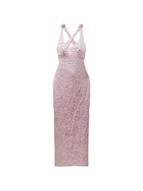 silk cady satin gown by VERSACE