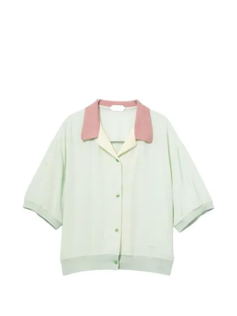 silk short-sleeve shirt by VERSACE