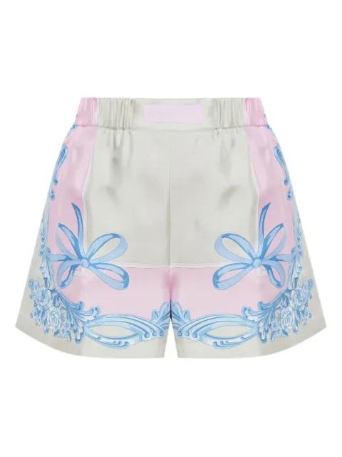 silk shorts by VERSACE