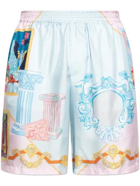 silk shorts by VERSACE