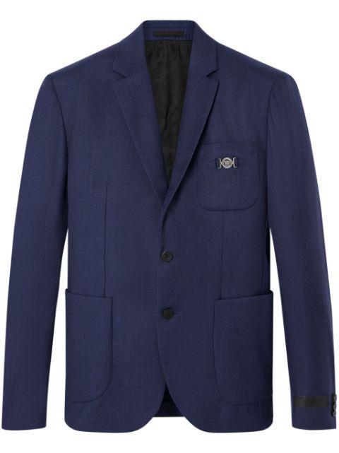 single-breasted wool blazer by VERSACE
