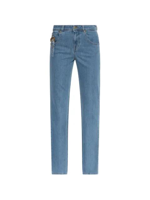 slim-fit denim jeans by VERSACE