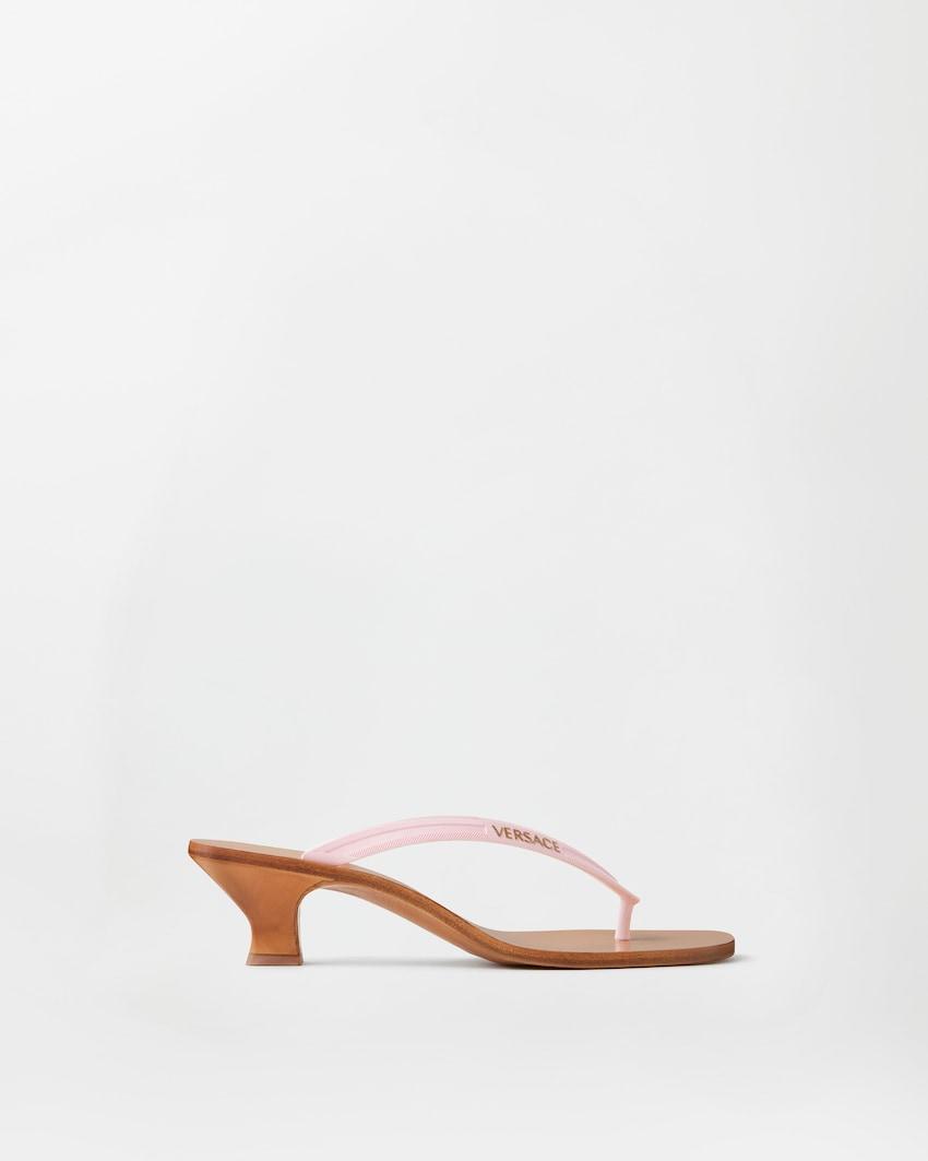 sophie rubber thong sandals 40 mm by VERSACE