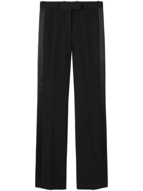 straight-leg virgin wool trousers by VERSACE