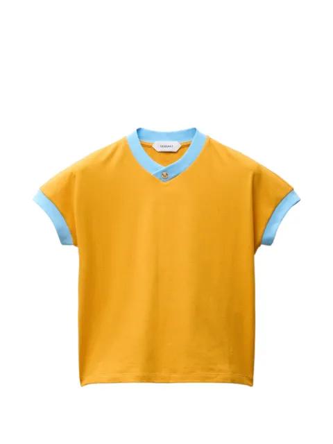 stretch cotton-jersey T-shirt by VERSACE