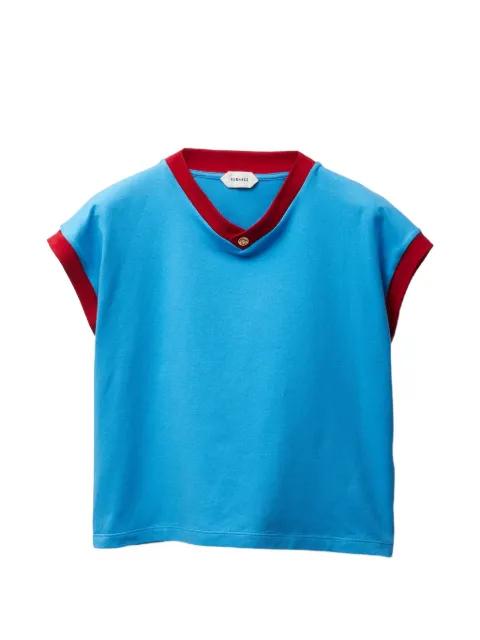 stretch cotton-jersey slim t-shirt by VERSACE