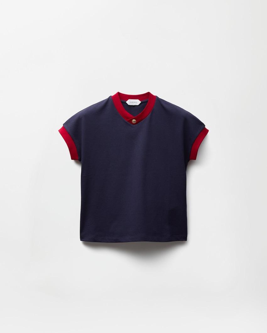 stretch cotton-jersey t-shirt by VERSACE
