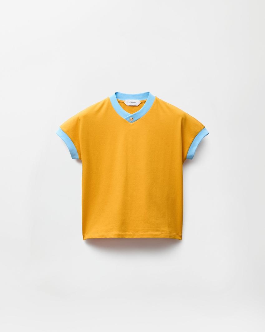 stretch cotton-jersey t-shirt by VERSACE
