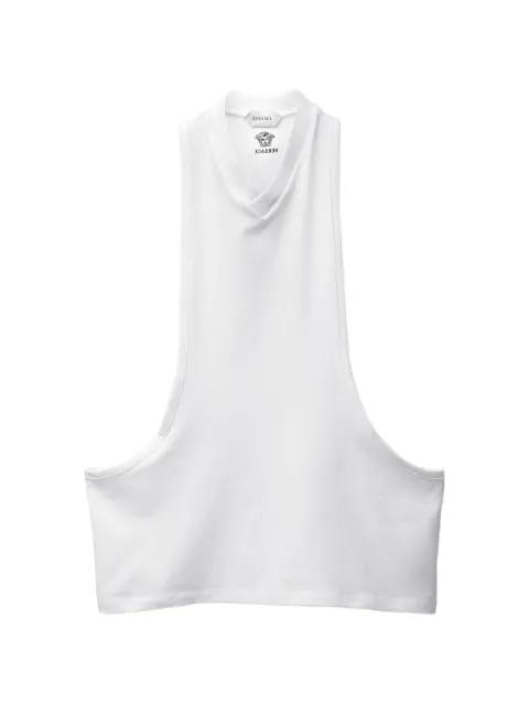 stretch cotton-jersey tank top by VERSACE