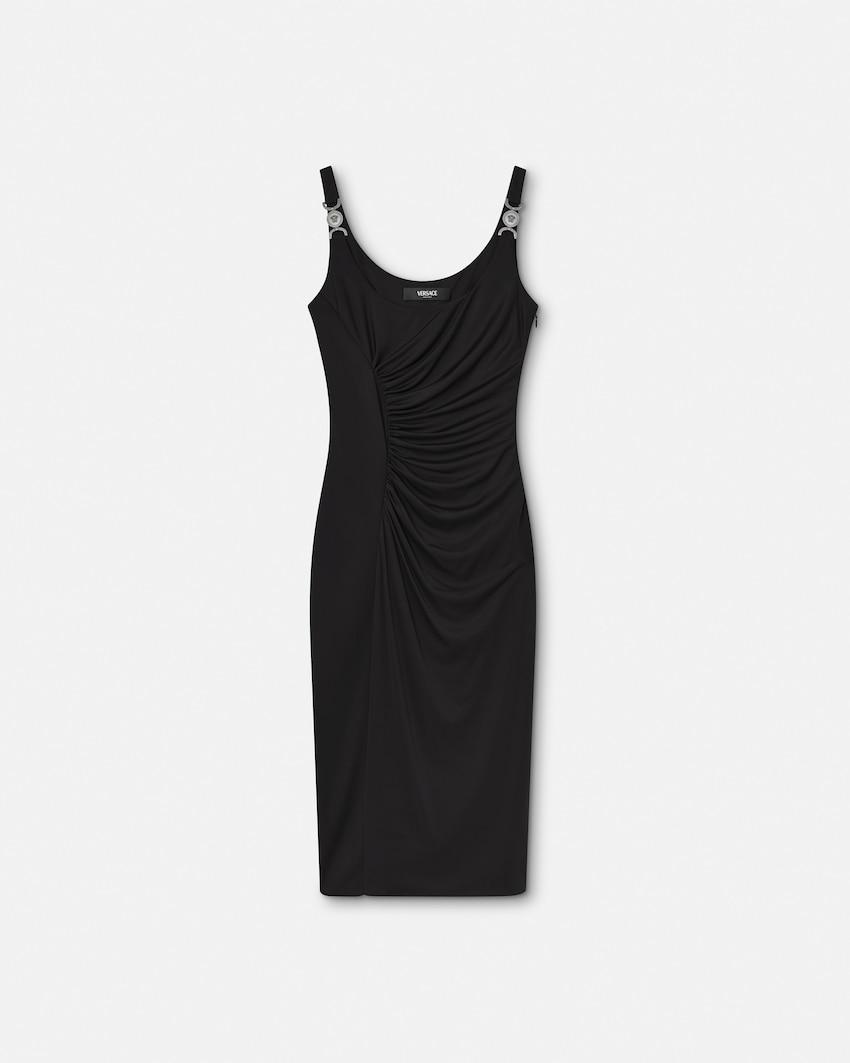 stretch crepe jersey midi dress by VERSACE