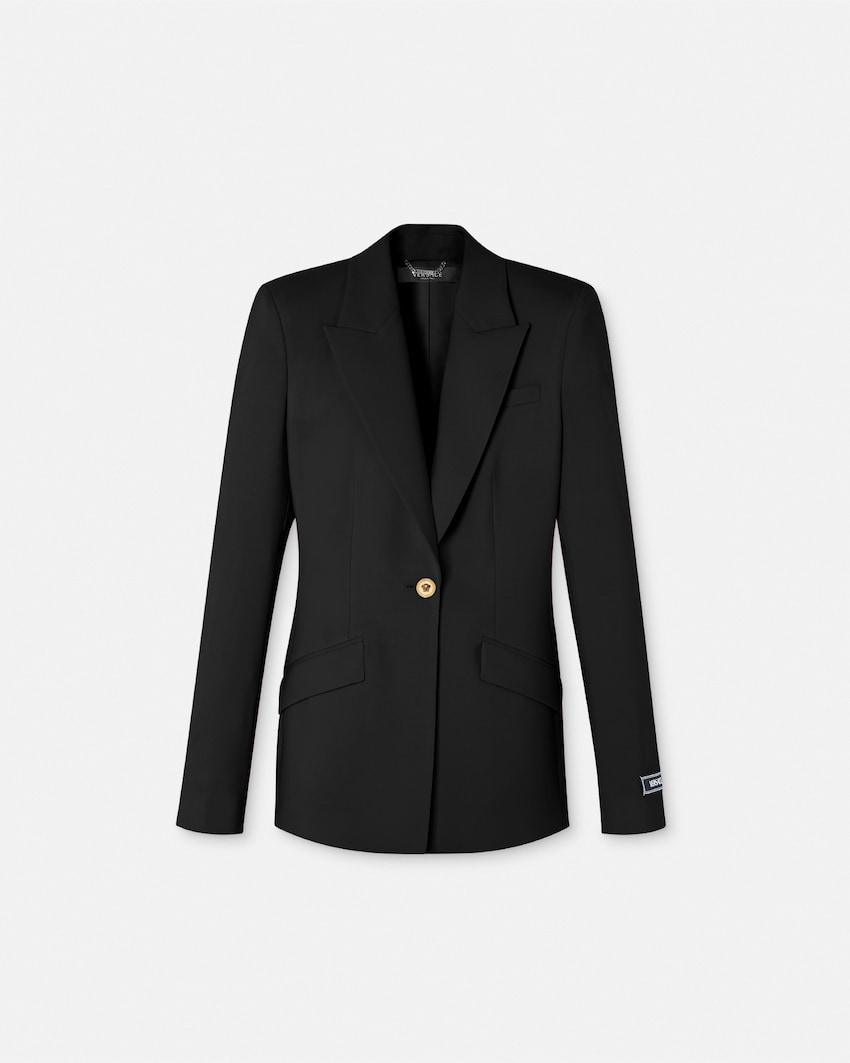 stretch wool blazer by VERSACE