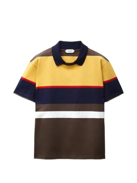 striped cotton-jersey t-shirt by VERSACE