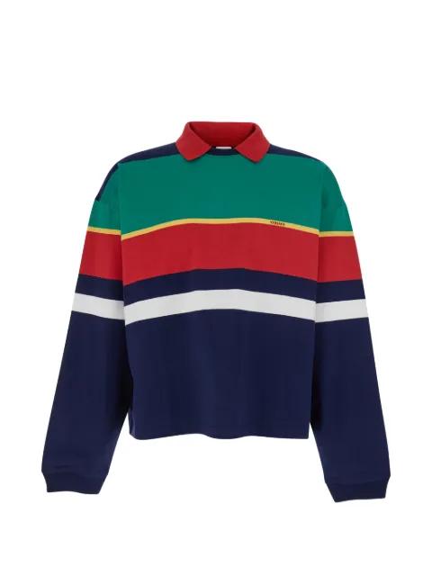 striped long-sleeve T-shirt by VERSACE
