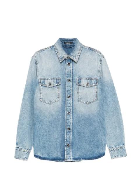 studded-pocket shirt by VERSACE